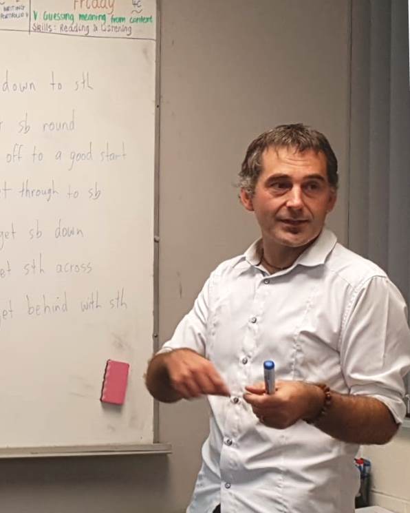 Heath Jeffery teaching